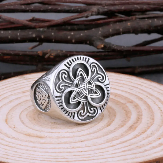 Viking Trinity/Celtic Knot silver ring