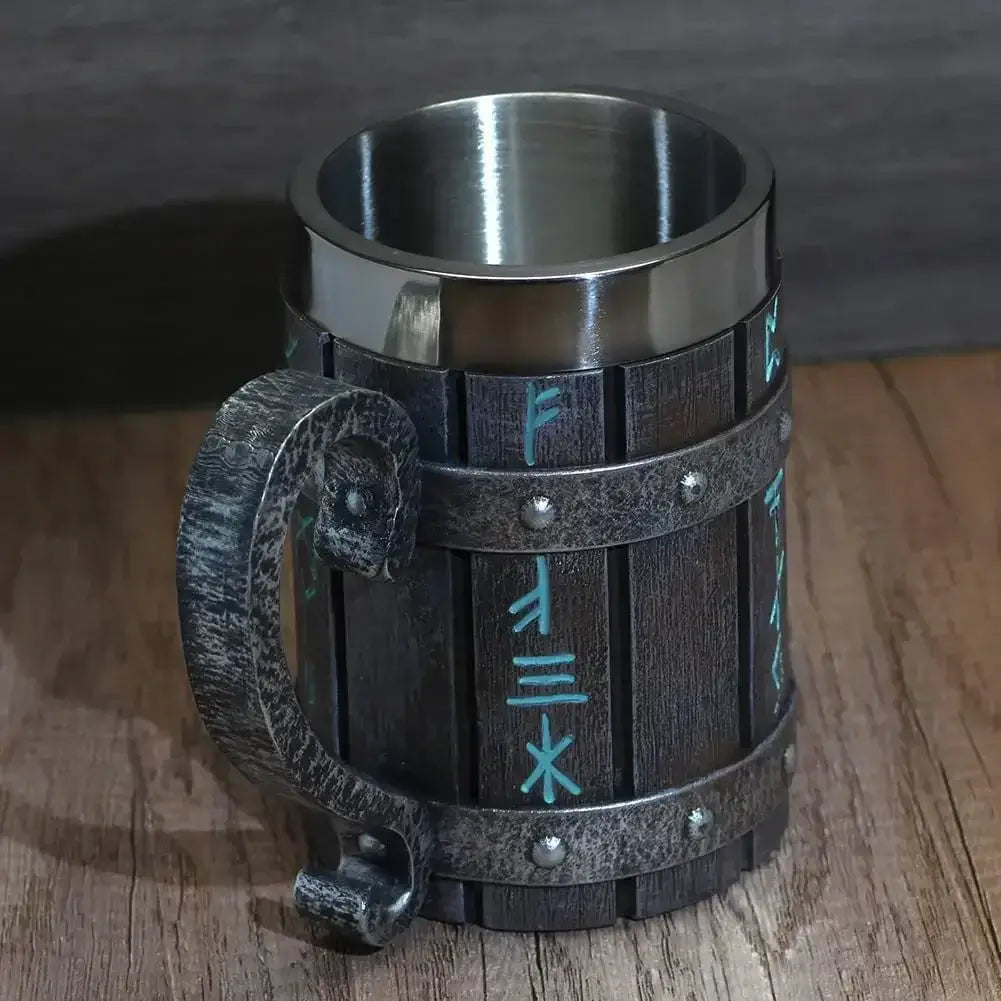 Viking symbolism, runes mug