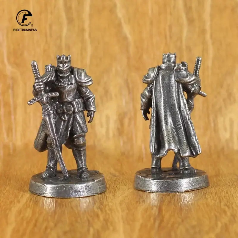 Fearless Knight - metal figure showing detailed armor and sword, ideal for collectors and tabletop gaming.