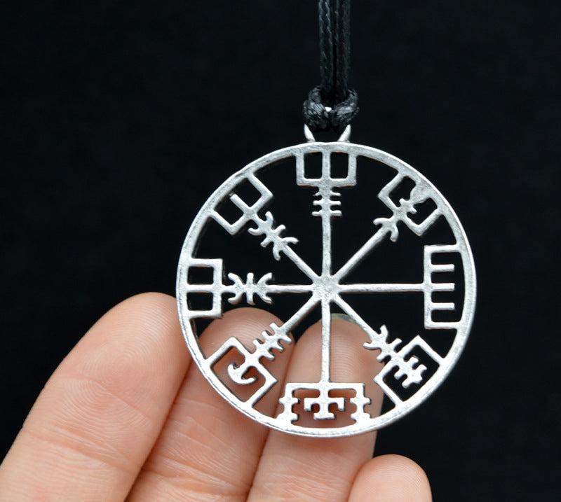 Viking Compass Vegvisir Men's Women's Necklace - fjornval