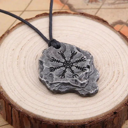 Aegishjalmur - Helm of Awe necklace