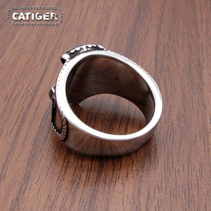 Mjölnir Thor's Hammer silver ring