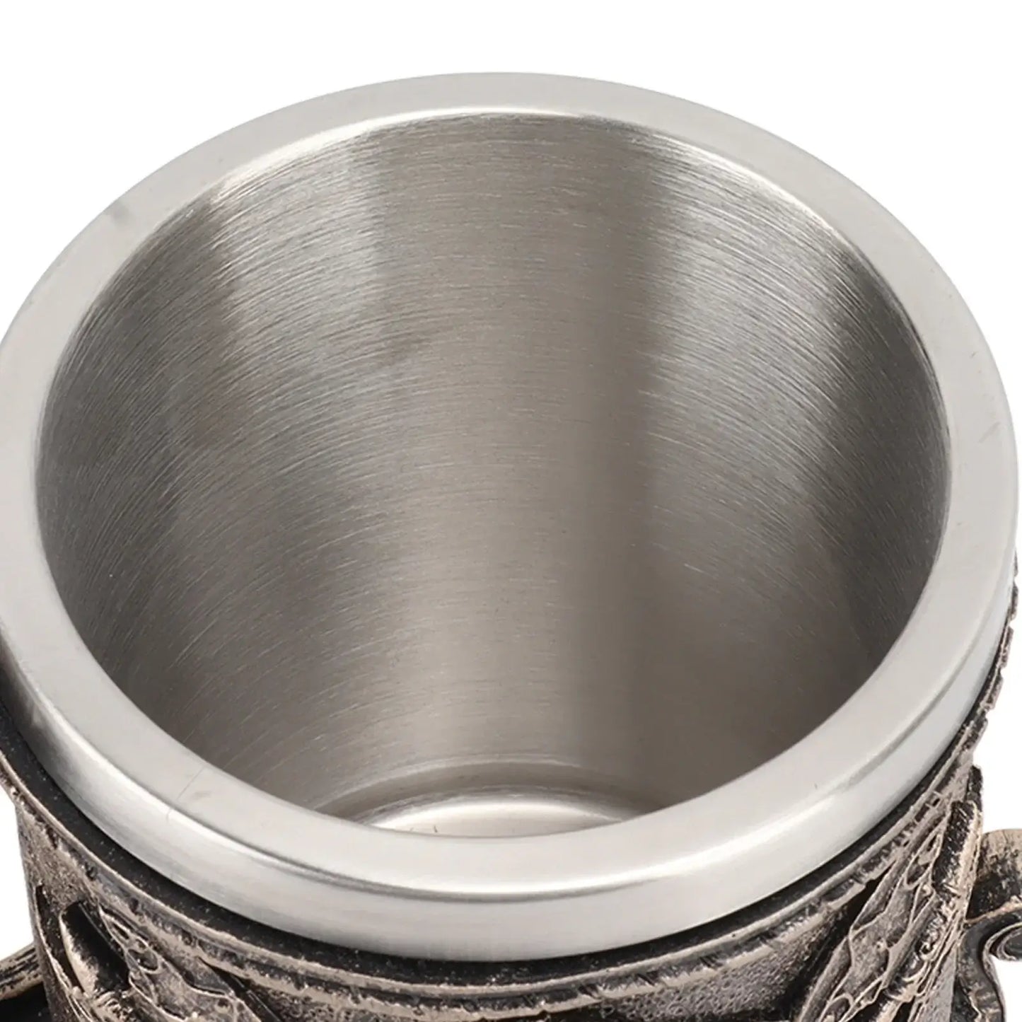 Viking warrior mug, drakkar ship style, brown