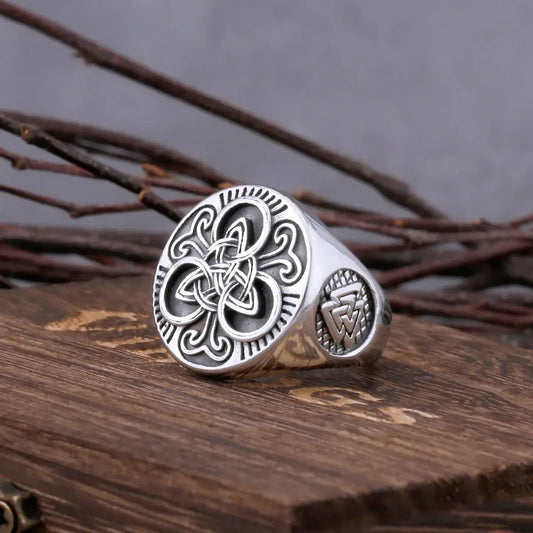 Viking Trinity/Celtic Knot silver ring