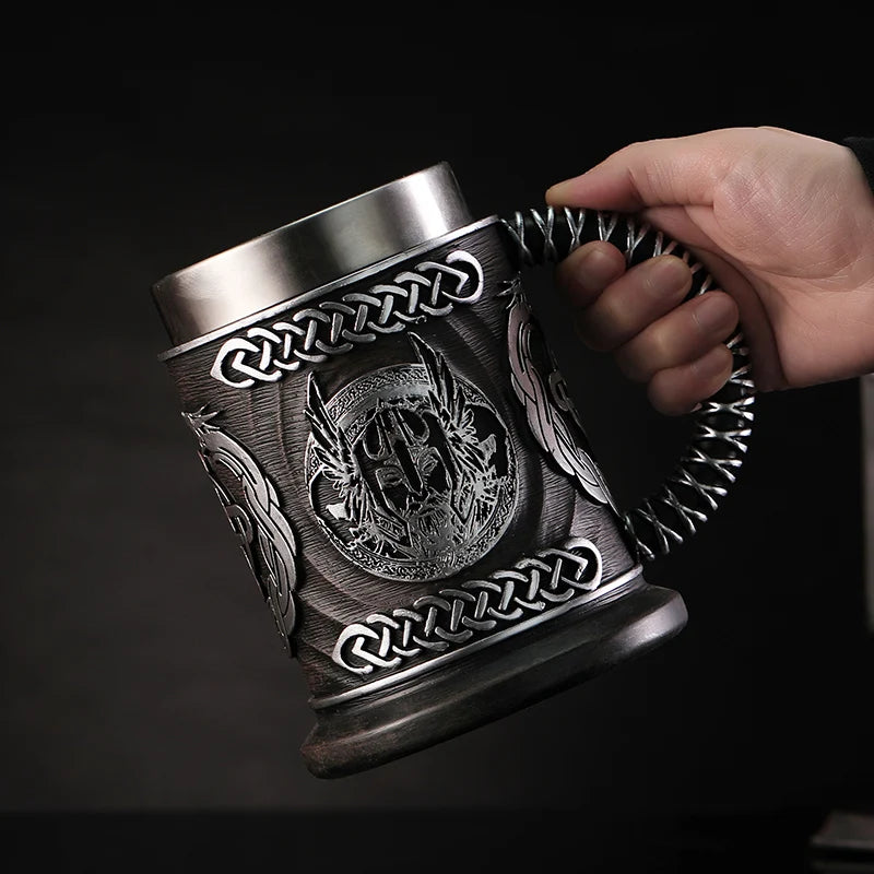 Norse mythology Odin god mug beer coffee cup - fjornval