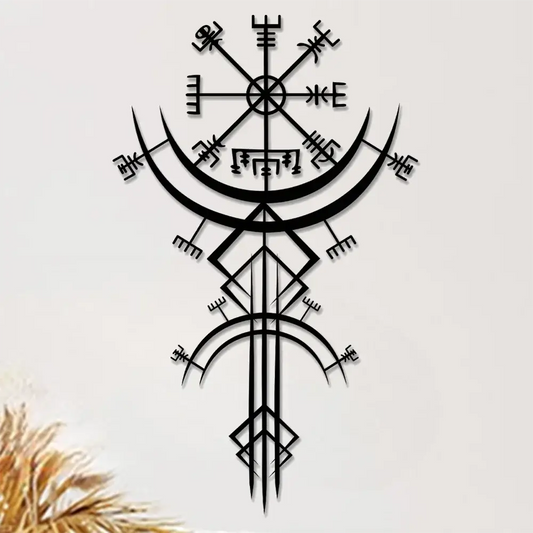 Wall plate decoration - Norse symbols