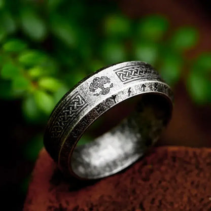 Tree of Life - Yggdrasil silver ring