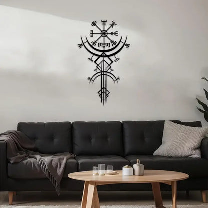 Wall plate decoration - Norse symbols