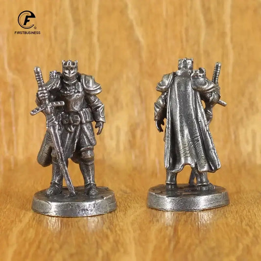 Fearless Knight - metal figure showing detailed armor and sword, ideal for collectors and tabletop gaming.