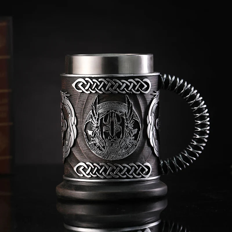 Norse mythology Odin god mug beer coffee cup - fjornval