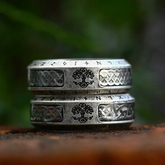 Tree of Life - Yggdrasil silver ring