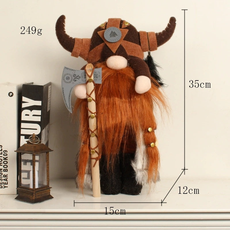 Viking Warrior Dwarf Doll - fjornval