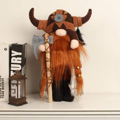 Viking Warrior Dwarf Doll - fjornval